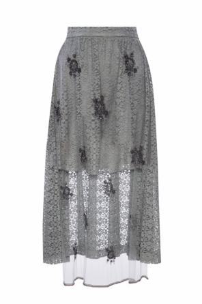Lace skirt with a sequin embellishment, zdjęcie 1 Lace skirt with a sequin embellishment od Stella McCartney